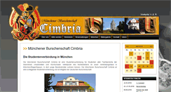 Desktop Screenshot of cimbria.de