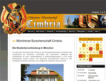 Tablet Screenshot of cimbria.de